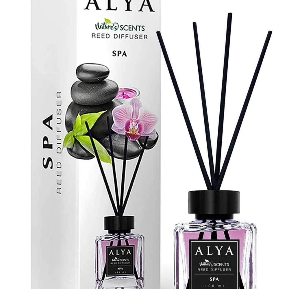 Alya Purple Reed Diffuser Set for Bath & Body